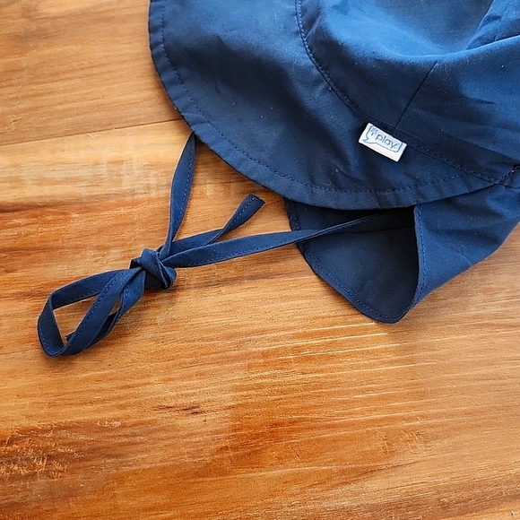 iPlay Navy Sun Hat for Baby & Toddler 6-18months - Picture 2 of 4